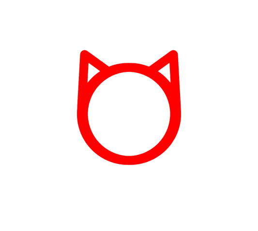 Sticker - alleykat logo Kat Head